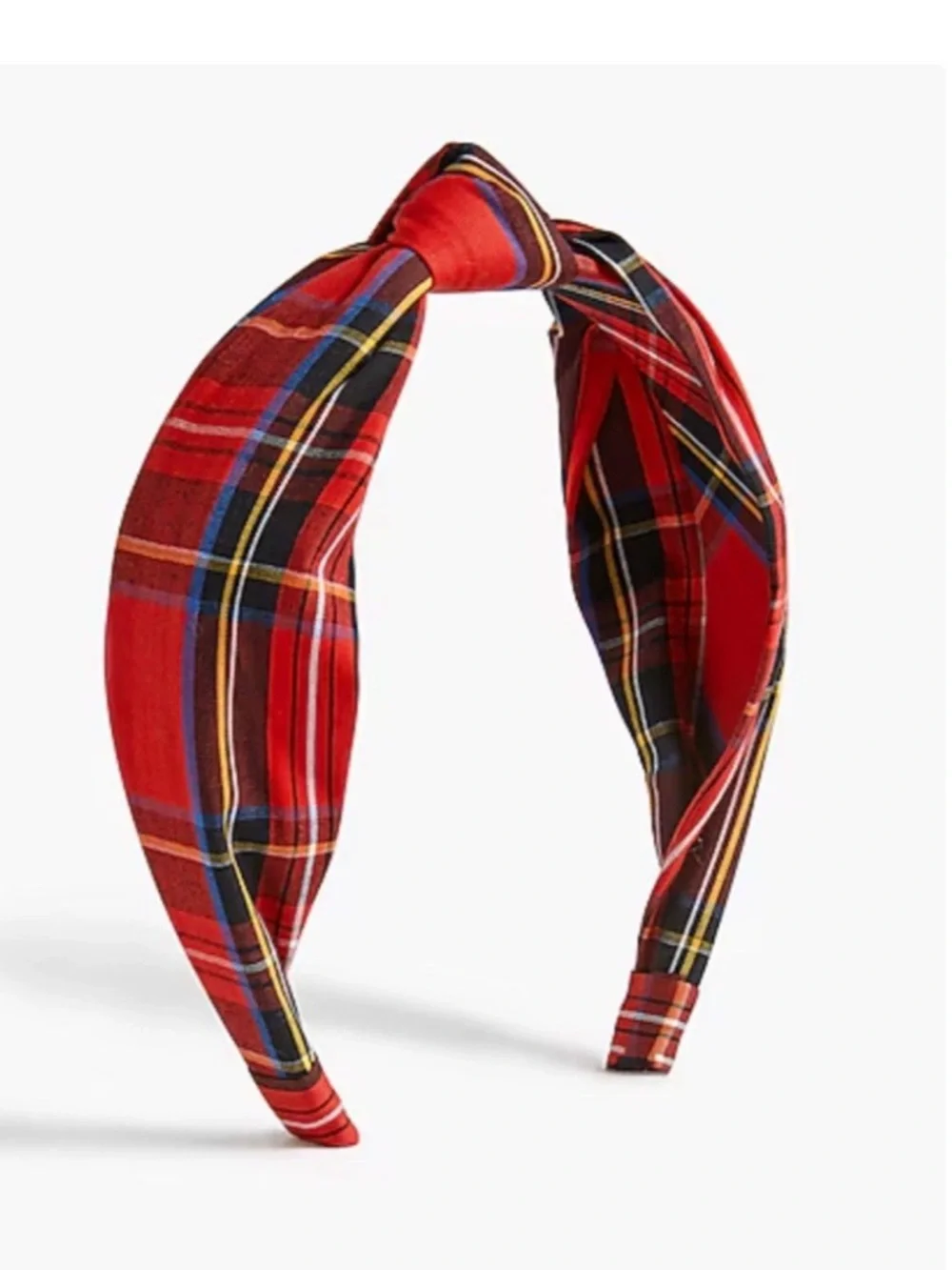 NWT J. Crew Tartan Knotted Headband